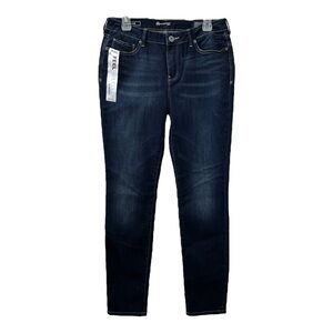 NEW Ricki's R/evolution Dark Wash Brooke Slim Jeans Denim Mid Rise Size 29
